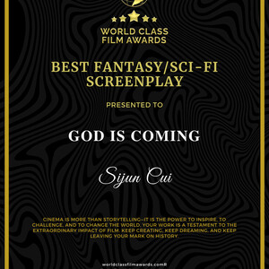 World Class Film Awards — Best Fantasy / Sci-Fi Screenplay